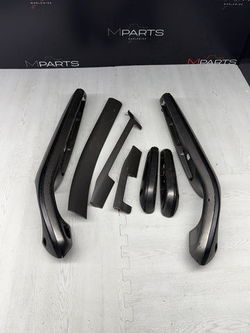 01-06 BMW E46 M3 Convertible Interior Armrests Trim Set Titan Shadow Grey