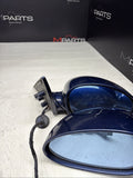 01-06 BMW E46 M3 Side View Door Mirrors Pair Topaz Blue Painted *Notes*