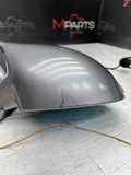 01-06 BMW E46 M3 Side View Mirrors Pair Silver Grey Ac Schnitzer *Cracked*