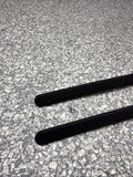 01-06 BMW E46 M3 Coupe Front A Pillars Trim Covers Black Original OEM Pair