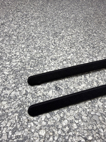01-06 BMW E46 M3 Coupe Front A Pillars Trim Covers Black Original OEM Pair