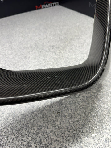 BMW 15-20 F80 F82 F83 M3 M4 Front Bumper Left Carbon Fiber Splitter Trim OEM