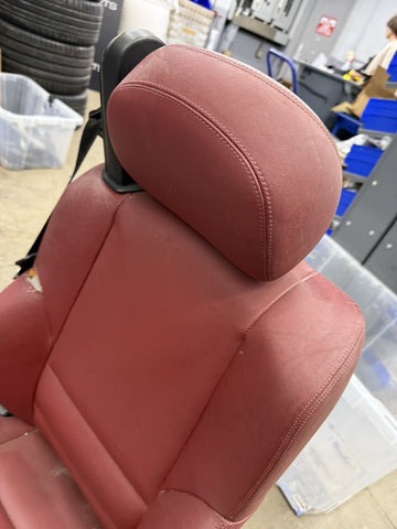 01-06 BMW E46 M3 Convertible Front Right Passenger Heated Seat Imola Red