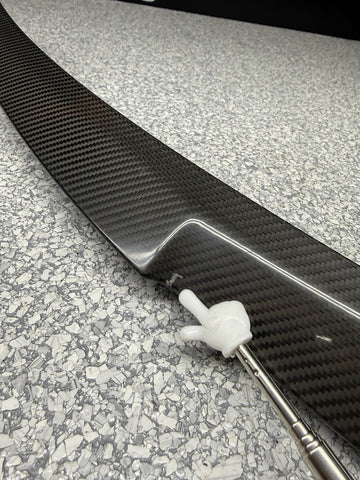 15-20 BMW F82 M4 COUPE REAR TRUNK MOUNTED SPOILER CARBON FIBER 51712350721 *Note