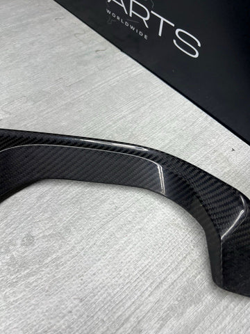 BMW 15-20 F80 F82 F83 M3 M4 OEM REAR BUMPER CARBON DIFFUSER VALANCE TRIM