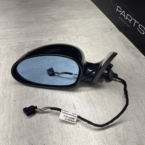 01-06 BMW E46 M3 Left Driver Side View Mirror Carbon Black
