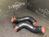 Engine Silicone Hoses Lines Black 19-23 Ferrari F8 Tributo 8k Miles