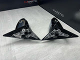 BMW 08-11 E90 M3 SEDAN SIDE EXTERIOR DOOR MIRRORS PAIR SILVERSTONE *Damage