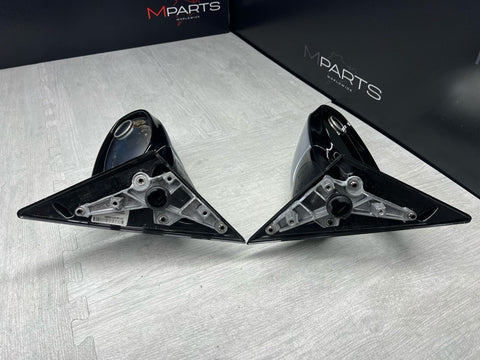 BMW 08-11 E90 M3 SEDAN SIDE EXTERIOR DOOR MIRRORS PAIR SILVERSTONE *Damage