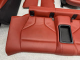 OEM 15-20 BMW F82 M4 LEATHER SEAT SEATS CUSHION INTERIOR SET SAKHIR ORANGE