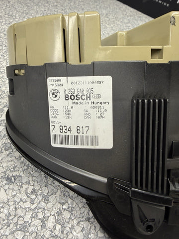 2001-2006 BMW E46 M3 Instrument Cluster Speedometer Spedometer SMG