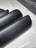 01-06 BMW E46 M3 Convertible Door Upper Arm Rest Armrest Pads Black *Broken Tab*