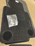 Genuine 01-06 BMW E46 M3 Convertible Carpets Floor Mats Black Front & Rear
