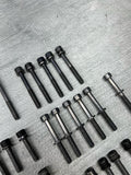 BMW 08-13 E90 E92 E93 M3 S65 Engine Oil Pan Bolts OEM Set Complete