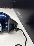 01-06 BMW E46 M3 Side View Door Mirrors Pair Topaz Blue Painted *Notes*