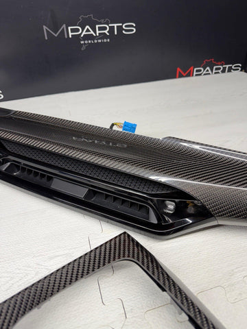 2025-2026 BMW G80 M3 Front Interior Carbon Fiber Trim Panel Set OEM