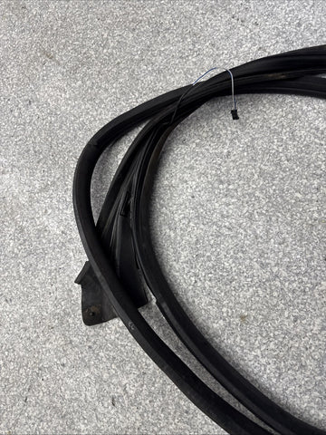 BMW E46 M3 01-06 Passenger Right Door Weather Strip Seal Black OEM *Small Rip