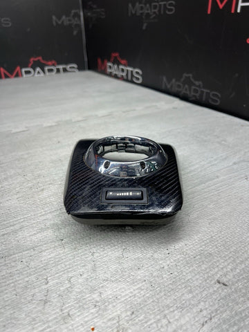 01-06 BMW E46 M3 Center Dome SMG Shift Plate Carbon Fiber Wrap 7896461
