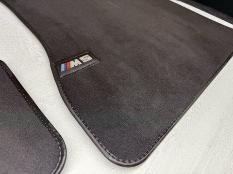 BMW 19-23 G30 F90 M5 Black Carpet Floor Mats OEM Right Front + Rears Only