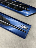 1998-2002 BMW Z3M FRONT FENDER HOOD VENTS GRILLES OEM 51132492960 ESTORIL BLUE