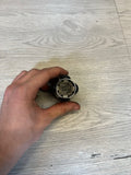 2001-2003 BMW E46 M3 SMG GEAR SHIFT KNOB NAPPA LEATHER CHROME OEM