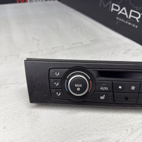 OEM BMW E90 E91 E92 E93 M3 328 335 A/C Climate Control Switch Panel Black Heated