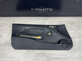 01-06 BMW E46 M3 DRIVER LEFT SIDE DOOR PANEL CARD BLACK OEM