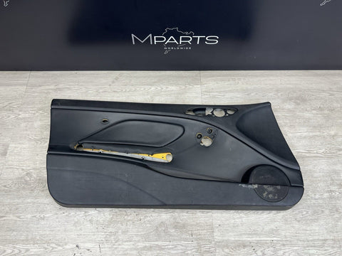 01-06 BMW E46 M3 DRIVER LEFT SIDE DOOR PANEL CARD BLACK OEM