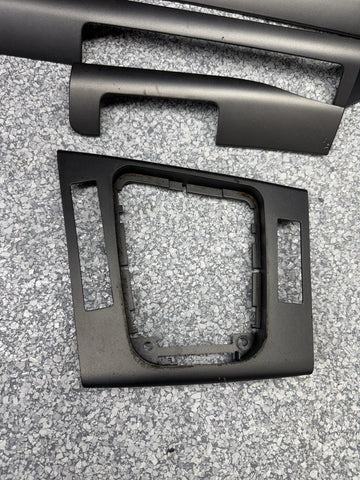 01-06 BMW E46 M3 Convertible Interior Armrests Trim Set Titan Shadow Grey