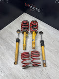 01-06 BMW E46 M3 KONI Front & Rear Suspension Struts Shocks H&R Lowering Springs