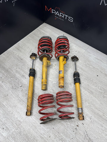 01-06 BMW E46 M3 KONI Front & Rear Suspension Struts Shocks H&R Lowering Springs