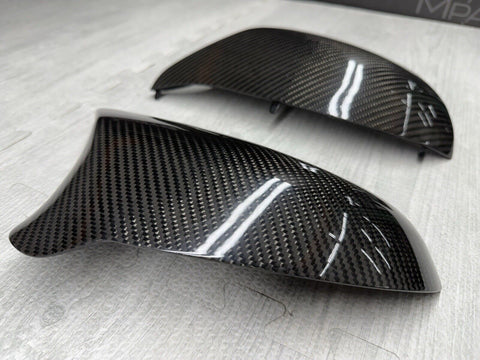 Carbon Fiber DCT Gear Shifter Trim & Mirror Covers 15-20 BMW F80 F82 F83 M3 M4