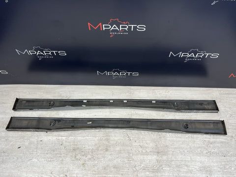 94-99 BMW E36 M3 SEDAN SIDE SKIRTS ROCKER PANELS MOLDINGS ARCTIC SILVER
