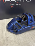 21-24 BMW M3 M4 G80 G82 G83 Front Left Driver Brake Caliper Brembo Blue