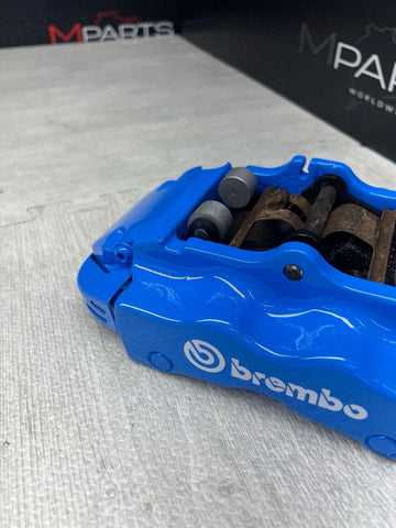 01-13 BMW E46 E90 E92 E93 M3 Brakes Brembo Left Rear Caliper Blue