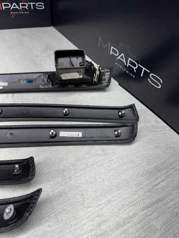 08-13 BMW E92 E93 M3 Interior Trim Set Carbon Leather OEM Genuine *Notes*