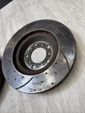 98-02 BMW Z3M Front Discs Brake Rotors Drilled & Slotted