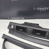08-11 BMW E90 M3 Sedan Interior Dashboard Door Leather Carbon Fiber Trim Set OEM