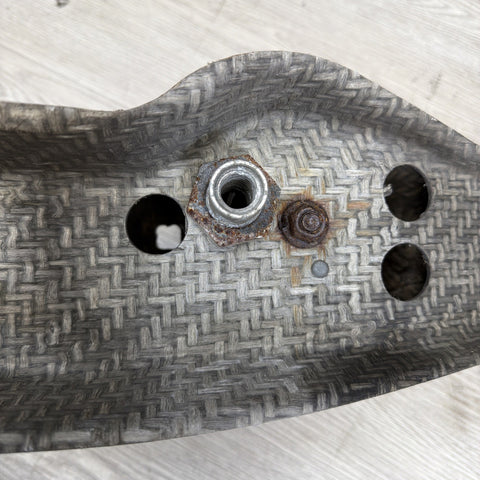 01-06 BMW E46 M3 Front Bumper Rebar Reinforcement Beam *Hairline Crack