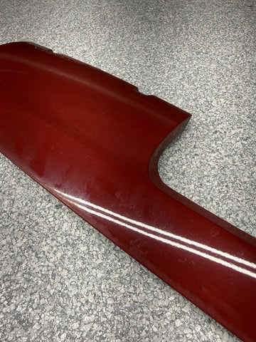01-06 BMW E46 M3 Rear Bumper Lower Lip Diffuser Trim Panel OEM Imola Red