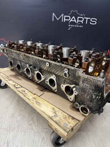 01-06 BMW E46 M3 S54 Motor Engine Cylinder Head Complete No Cams