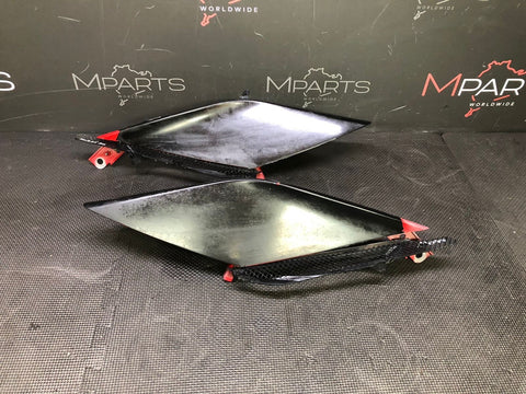 19-23 FERRARI F8 TRIBUTO REAR QUARTERPANEL SPOILER AIR CAPS COVERS AIR VENTS