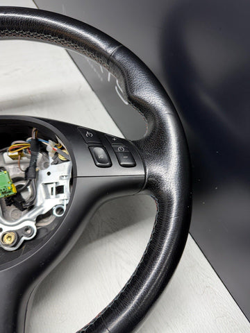 BMW Steering Wheel 01-06 E46 M3 Stock MANUAL 32342282020 GRADE A