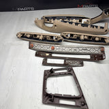 00-06 BMW E46 325ci 330ci 328ci Complete Wood Trim Set Coupe Armrests Center