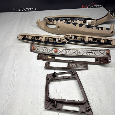 00-06 BMW E46 325ci 330ci 328ci Complete Wood Trim Set Coupe Armrests Center