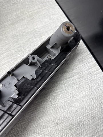 01-06 BMW E46 M3 Brushed Aluminum/Grey Door Trim Armrests Front