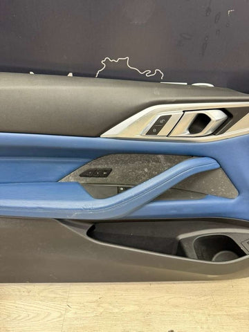 BMW 21-26 G82 G83 M4 Coupe Front Left Driver Side Door Panel Fjords Blue