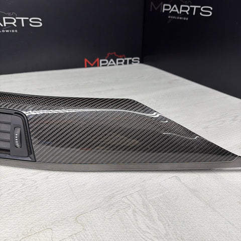 15-20 BMW F80 M3 F82 F83 M4 Carbon Fiber Interior Dash Vent Trim OEM *Scratch*