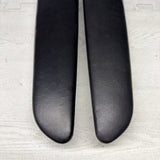 01-06 BMW OEM E46 M3 Coupe Convertible Trim Armrest Pads Set Black 8238622
