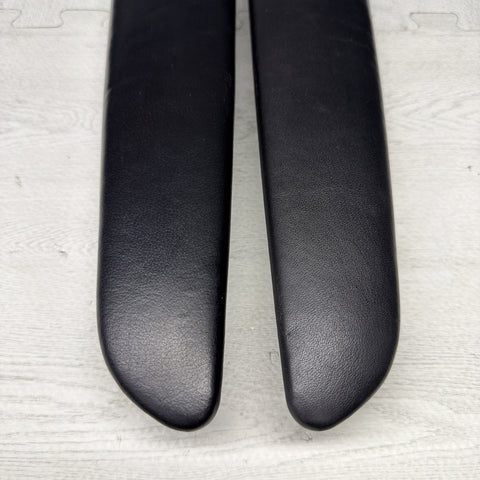 01-06 BMW OEM E46 M3 Coupe Convertible Trim Armrest Pads Set Black 8238622
